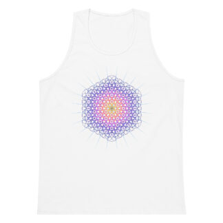 Flower of Life IVM Men’s premium tank top